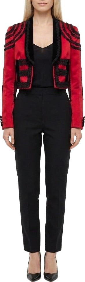 Dolce & Gabbana Bicolor Cotton Full-Length Jacket