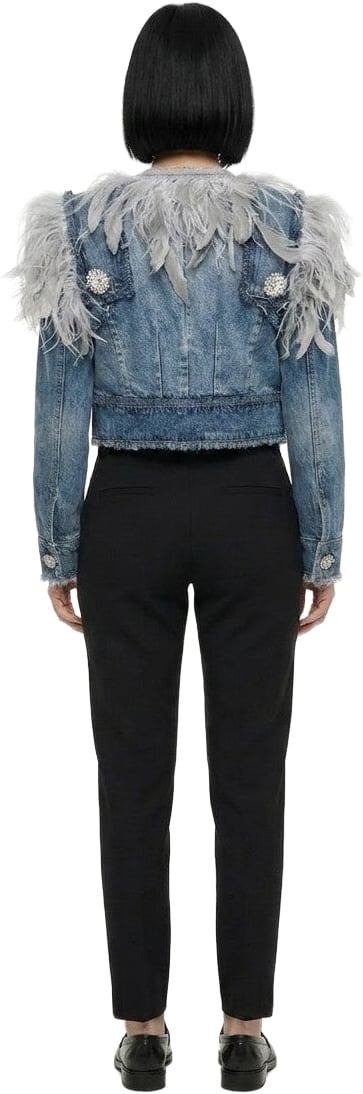 Dolce & Gabbana Bicolor Cotton Denim Jacket