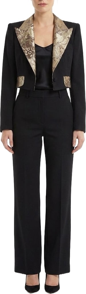 Dolce & Gabbana Black Elastane Jacket