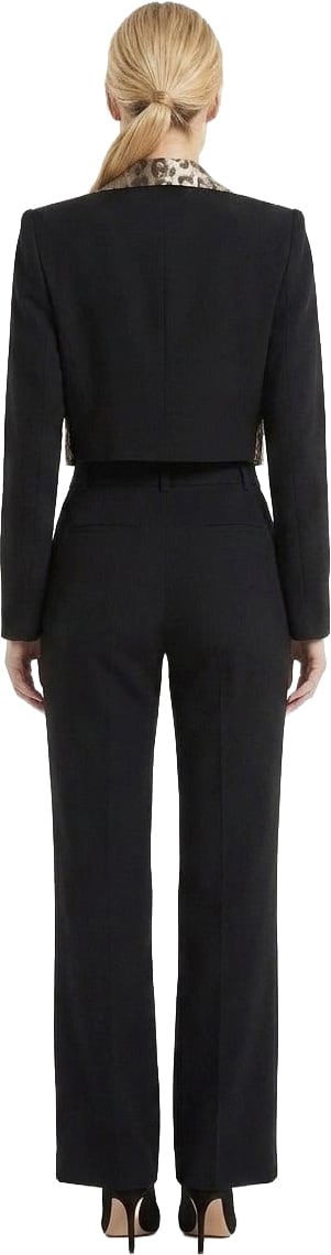 Dolce & Gabbana Black Elastane Jacket