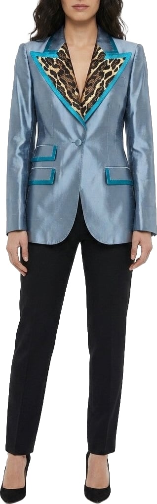 Dolce & Gabbana Blue Polyamide Jacket