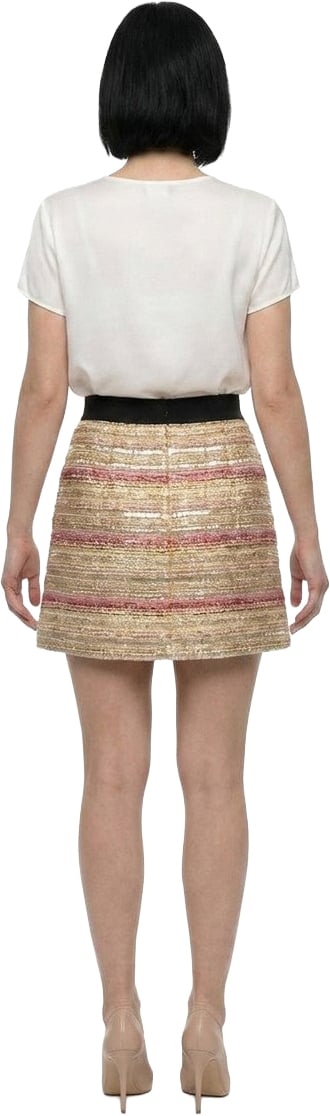 Dolce & Gabbana Bicolor Acetate Mini Skirt