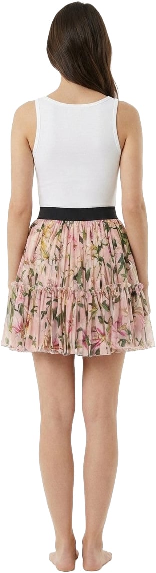 Dolce & Gabbana Pink Silk Mini Skirt