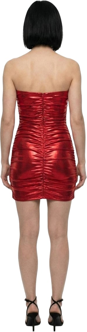 Dolce & Gabbana Red Cotton Cocktail Dress
