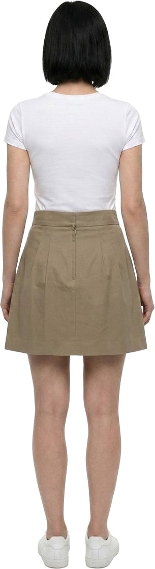 Dolce & Gabbana Brown Cotton Mini Skirt
