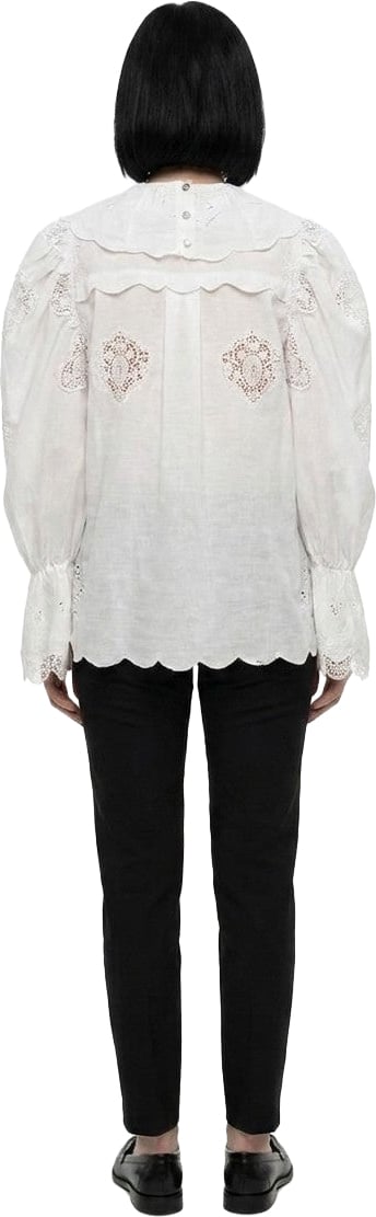 Dolce & Gabbana White Cotton Blouse
