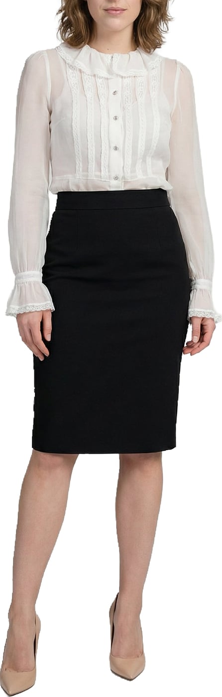 Dolce & Gabbana White Polyamide Blouse