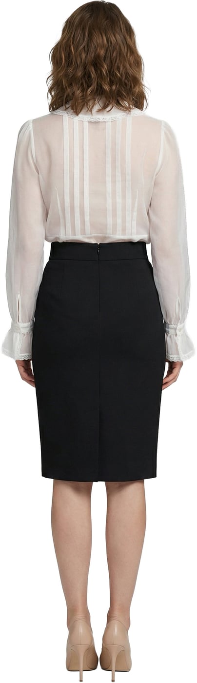 Dolce & Gabbana White Polyamide Blouse
