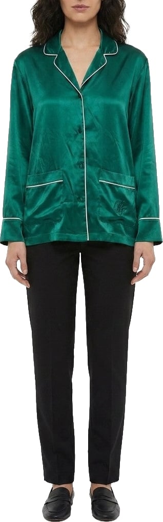 Dolce & Gabbana Bicolor Silk Blouse