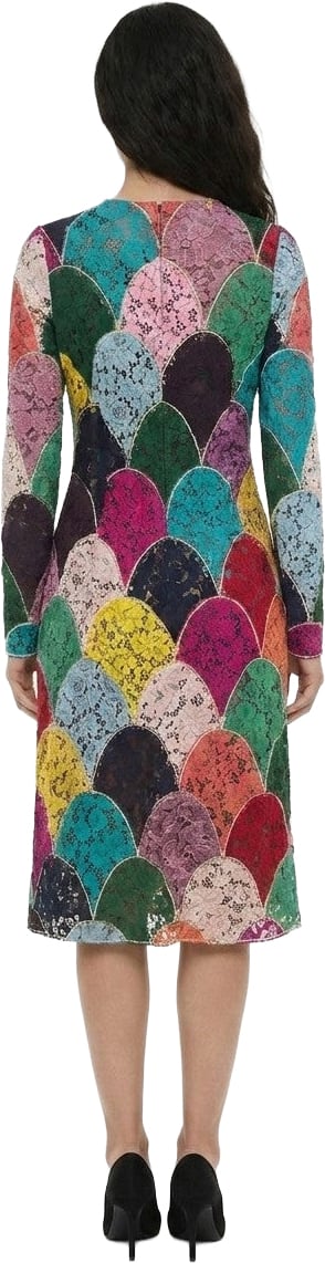 Dolce & Gabbana Multicolor Cotton Casual Dress