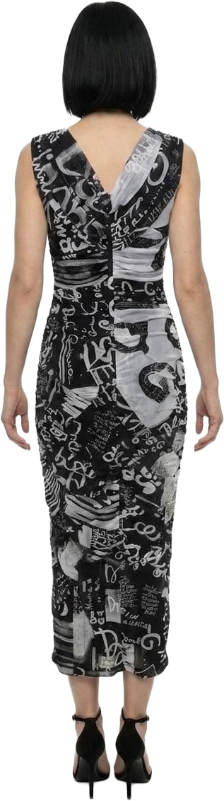 Dolce & Gabbana Bicolor Elastane Casual Dress