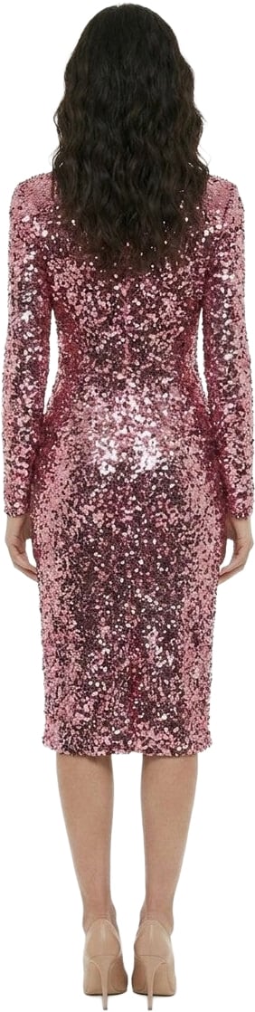 Dolce & Gabbana Pink Elastane Cocktail Dress