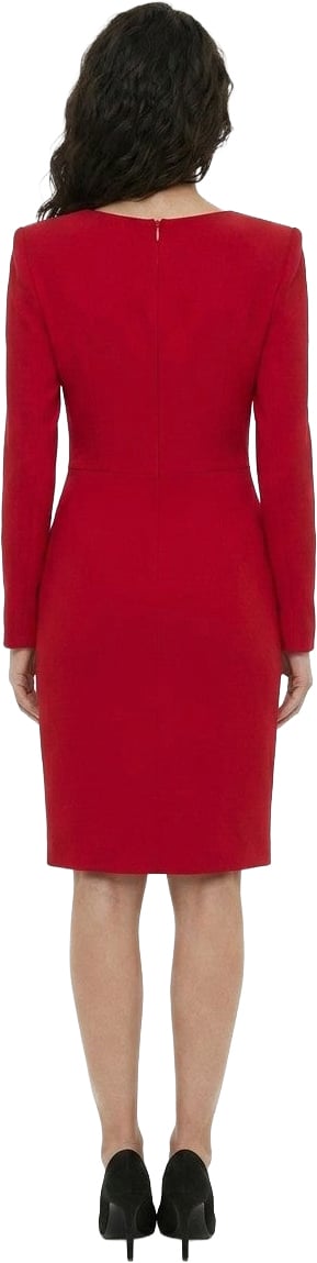Dolce & Gabbana Red Cotton Cocktail Dress
