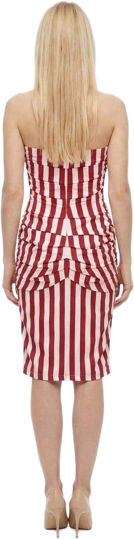 Dolce & Gabbana Red Elastane Casual Dress
