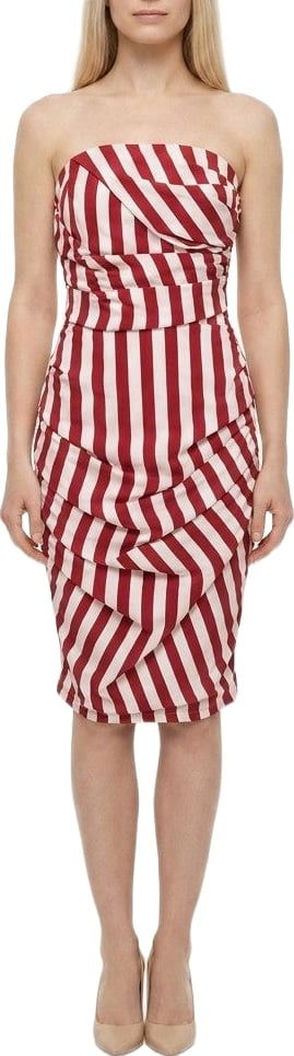 Dolce & Gabbana Red Elastane Casual Dress
