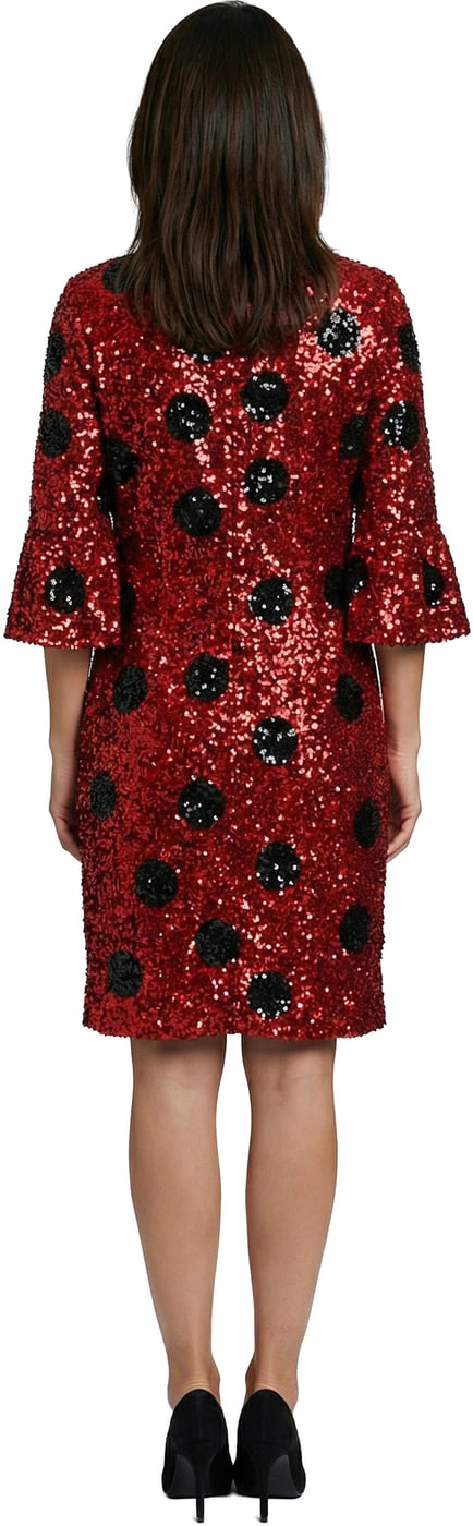 Dolce & Gabbana Red Cotton Cocktail Dress