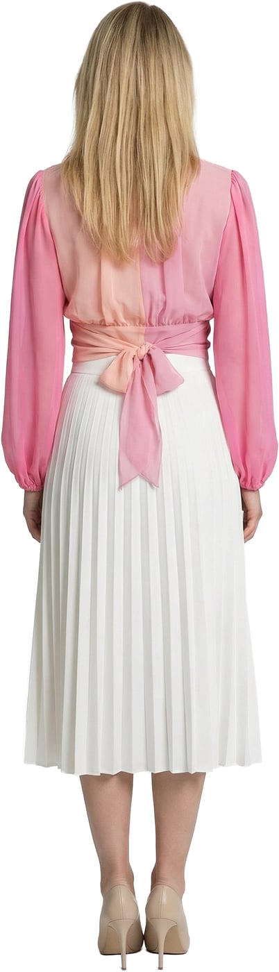 Dolce & Gabbana Pink Silk T-Shirt