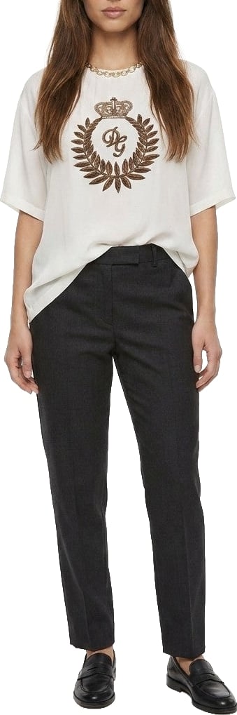 Dolce & Gabbana White Silk T-Shirt