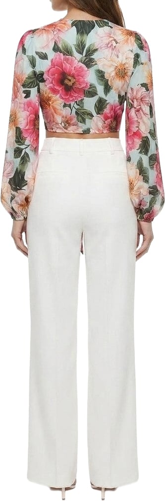 Dolce & Gabbana Multicolor Elastane Long Sleeve T-Shirt