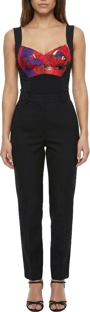 Dolce & Gabbana Multicolor Silk Sleeveles T-Shirt