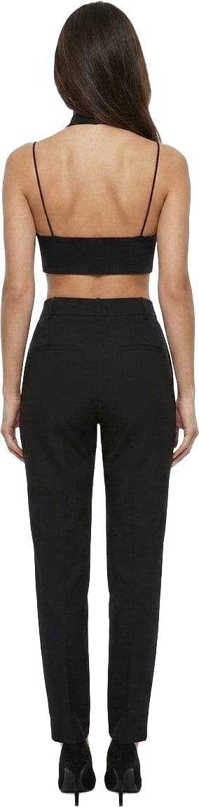 Dolce & Gabbana Black Elastane Sleeveles T-Shirt