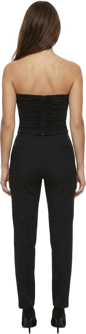 Dolce & Gabbana Black Elastane Sleeveles T-Shirt