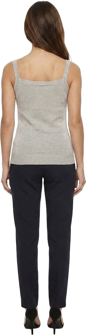 Dolce & Gabbana Gray Acetate Tank Tops