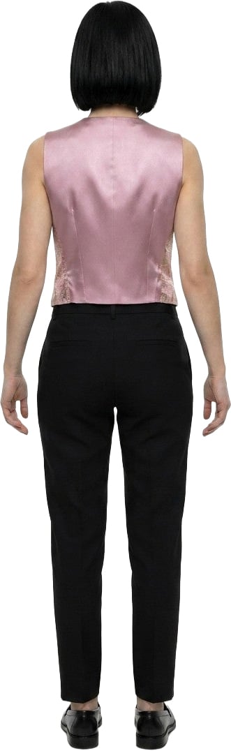 Dolce & Gabbana Pink Elastane Waistcoat