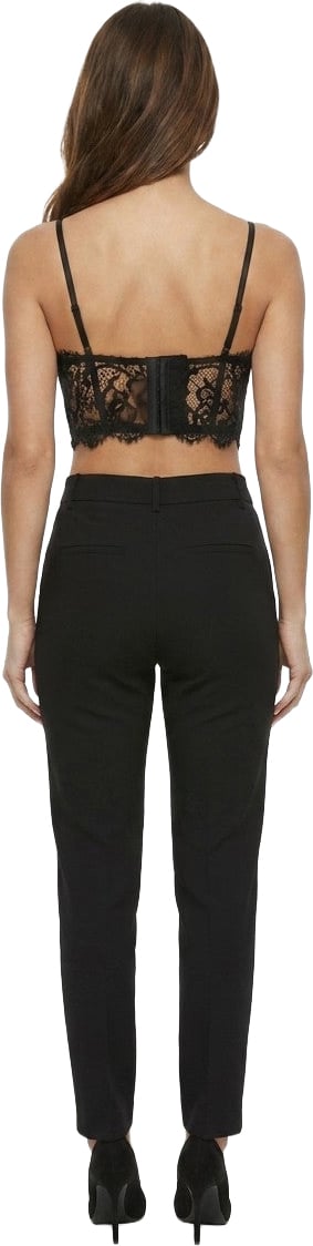Dolce & Gabbana Black Elastane Sleeveles T-Shirt