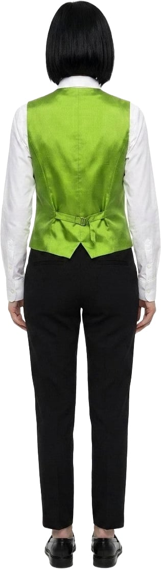 Dolce & Gabbana Green Elastane Waistcoat