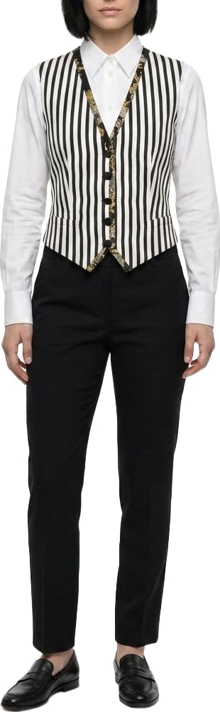 Dolce & Gabbana Multicolor Cotton Waistcoat