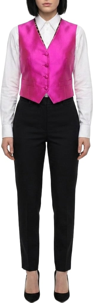 Dolce & Gabbana Pink Polyamide Waistcoat