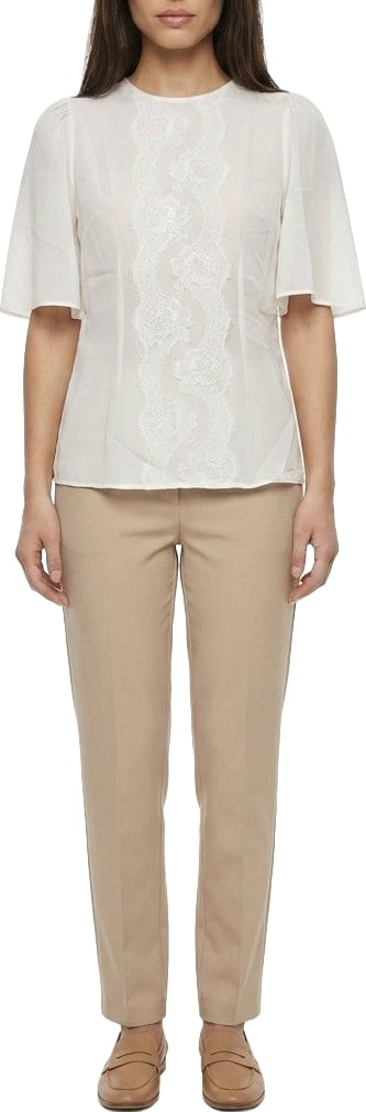 Dolce & Gabbana White Silk T-Shirt