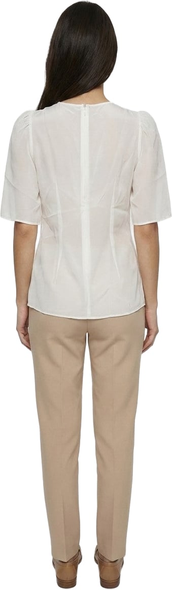 Dolce & Gabbana White Silk T-Shirt