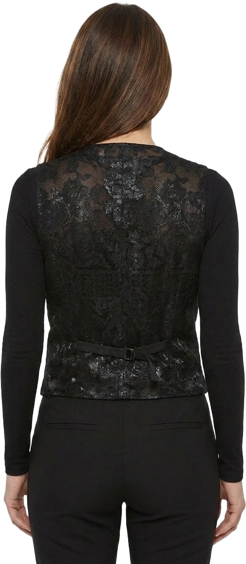 Dolce & Gabbana Black Cotton Waistcoat