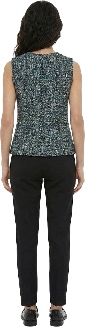 Dolce & Gabbana Multicolor Silk Sleeveles T-Shirt