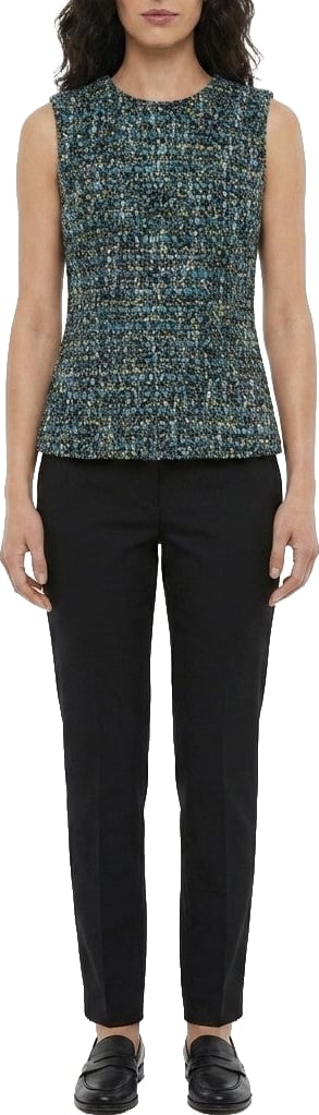 Dolce & Gabbana Multicolor Silk Sleeveles T-Shirt