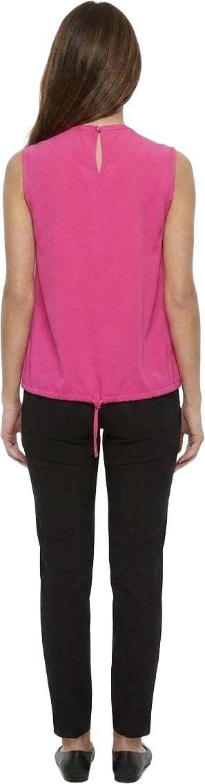 Dolce & Gabbana Pink Elastane Sleeveles T-Shirt