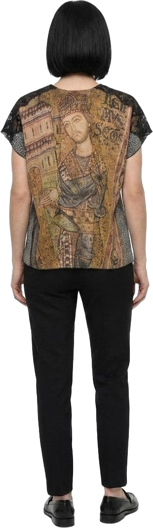 Dolce & Gabbana Gray Polyamide T-Shirt