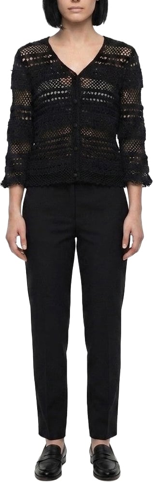 Dolce & Gabbana Black Cotton Cardigan