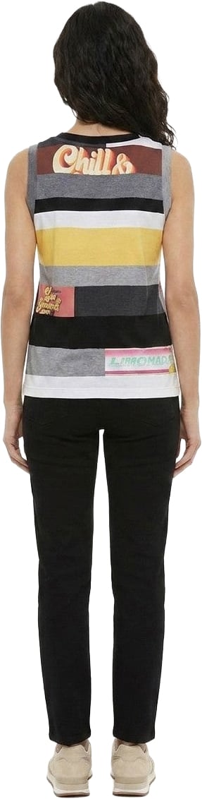 Dolce & Gabbana Multicolor Cotton Tank Tops