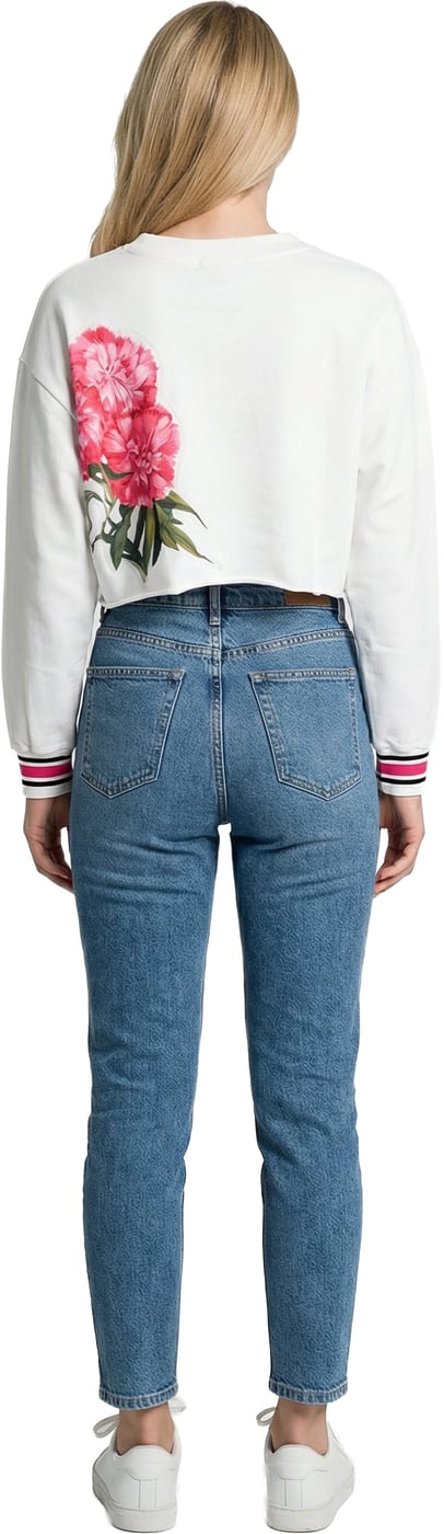 Dolce & Gabbana White Cotton Sweatshirt