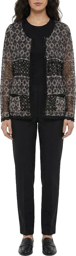 Dolce & Gabbana Gray Silk Cardigan