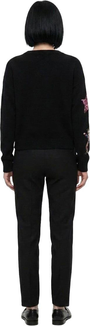 Dolce & Gabbana Black Cashmere Sweatshirt