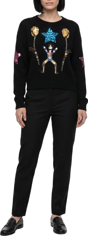 Dolce & Gabbana Black Cashmere Sweatshirt