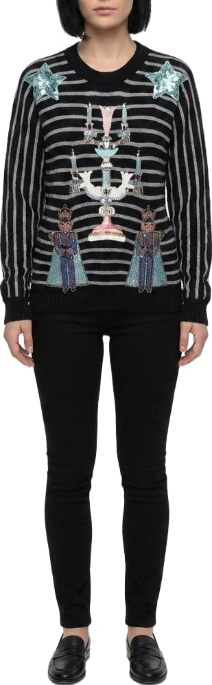 Dolce & Gabbana Multicolor Cashmere Sweatshirt