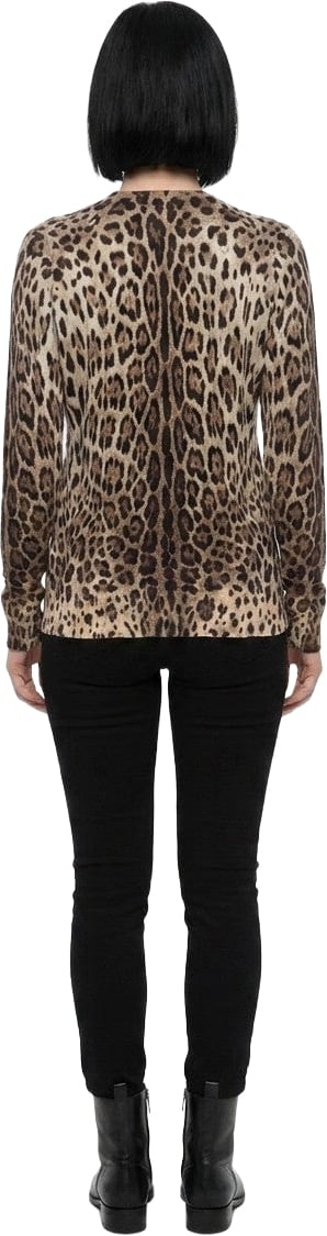 Dolce & Gabbana Brown Virgin Wool Sweatshirt