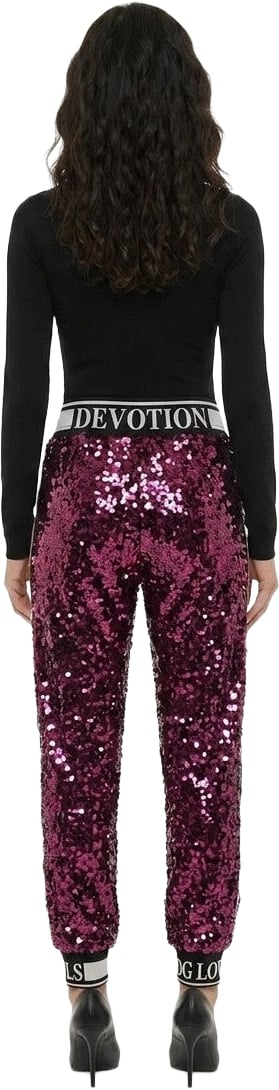 Dolce & Gabbana Multicolor Polyester Casual Pants