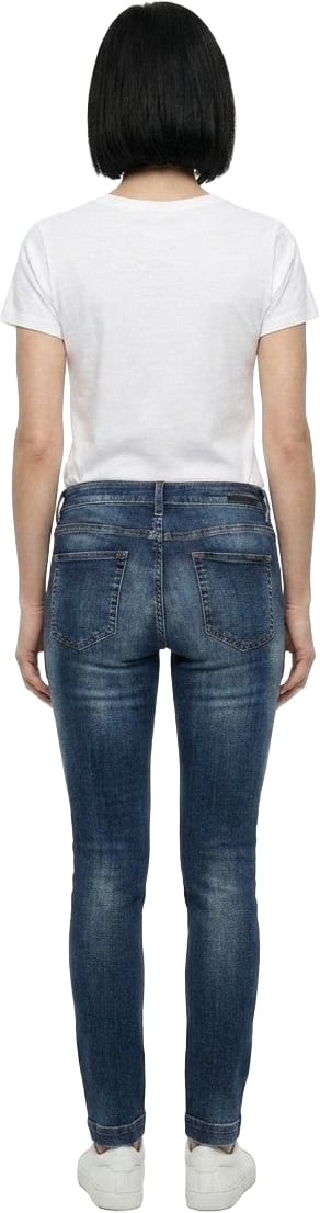 Dolce & Gabbana Blue Cotton Skinny Jeans