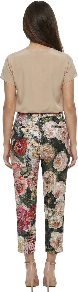 Dolce & Gabbana Multicolor Cotton Cropped Pants